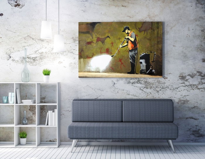 Wallity Lienzo Decorativo Banksy WY130 (50 x 70 cm) Wallity Lienzo Decorativo Banksy WY130 (50 x 70 cm)